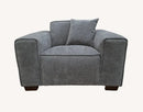 Aluxo Dakota Sofa Range in Charcoal Boucle FURNISH365