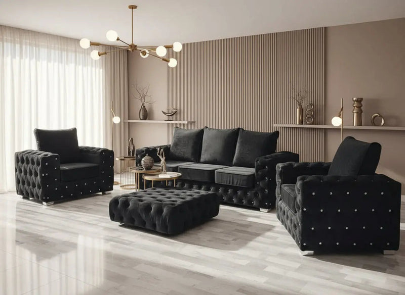 Ashton Premium French Velvet Sofa Range