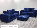 Ashton Premium French Velvet Sofa Range