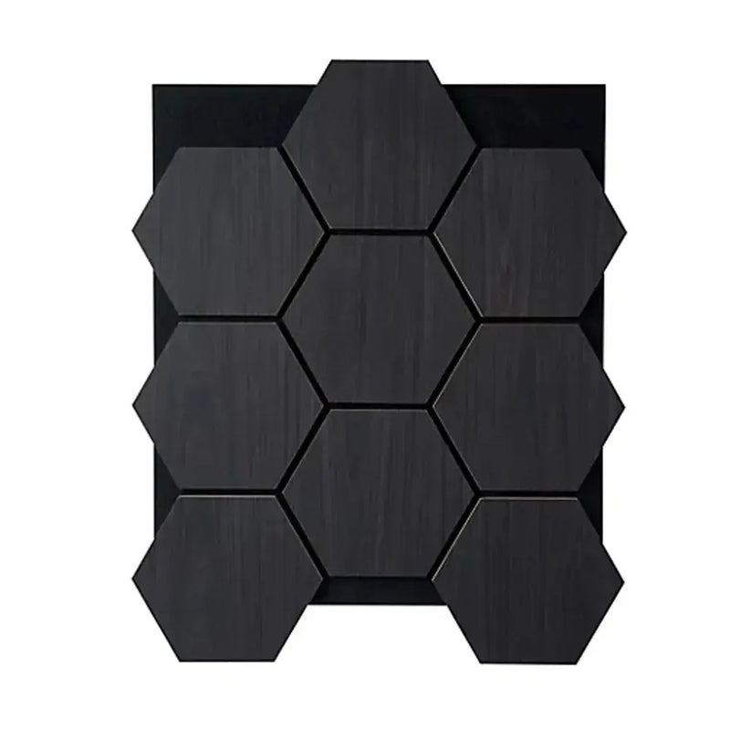 Hexagon Wood Acoustic Wall Panels F I INTERIORS