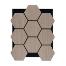 Hexagon Wood Acoustic Wall Panels F I INTERIORS