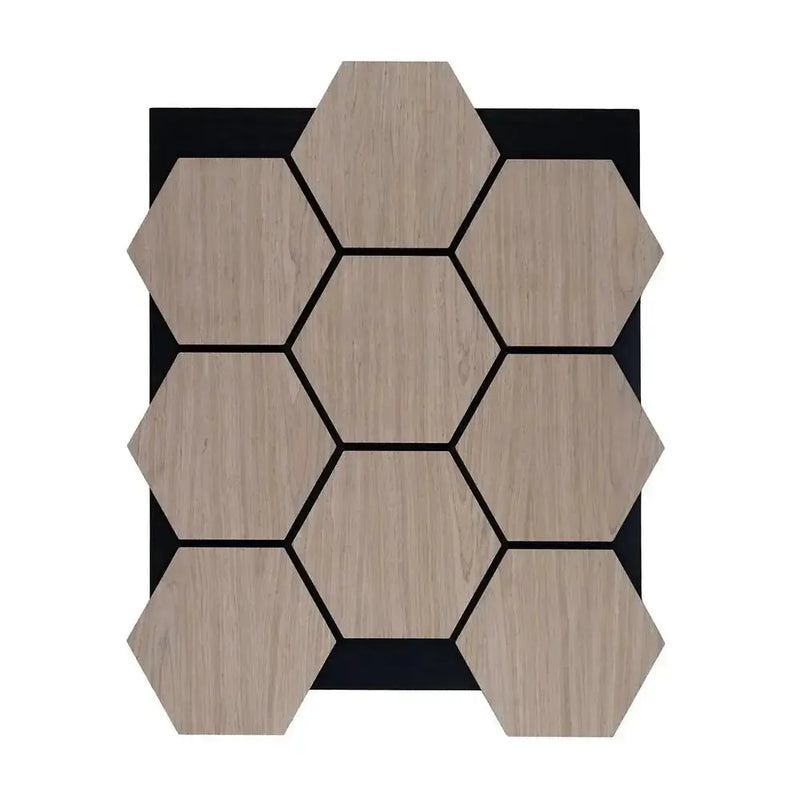 Hexagon Wood Acoustic Wall Panels F I INTERIORS