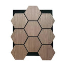Hexagon Wood Acoustic Wall Panels F I INTERIORS