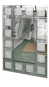 Gatsby Cubed Style Mirror 80 x 120cm