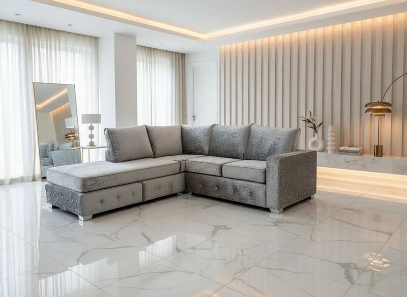 Charles Crushed Velvet Sofa Range