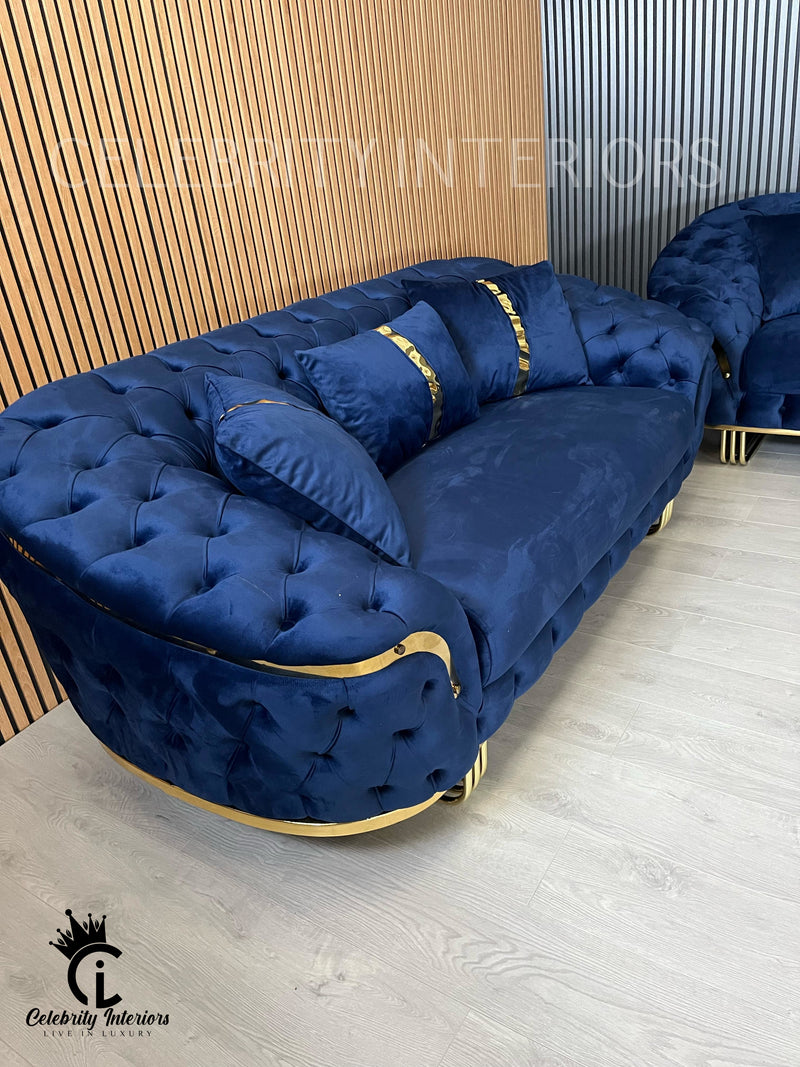 Bvlgari Special 3+2 Sofa Range Plush Velvet - Choose Combination