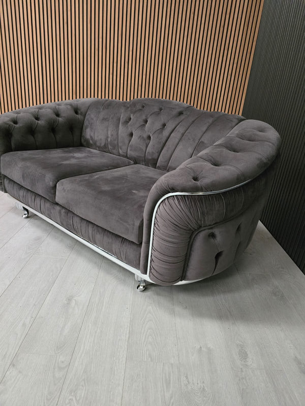 Konan 3+2 Seater Sofa Range In Plush Velvet