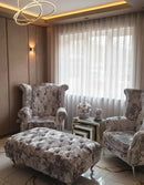 Queen Ann Armchair – French Velvet & Lustro Velvet | Bespoke Luxury