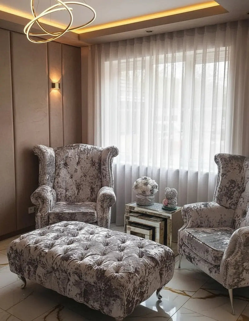 Queen Ann Armchair – French Velvet & Lustro Velvet | Bespoke Luxury