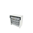 Roma 4 Drawer Chest – Mirrored Crushed Diamond Storage Unit AWS