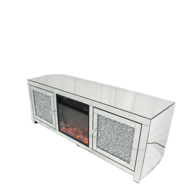 Roma Crushed Diamond TV Unit with Heater ASR INTERIOR