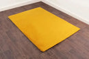 LUXE FAUX FUR RUG PLAIN OCHRE