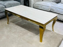 Sofia Dining Table - Black Or Cream 2 Sizes