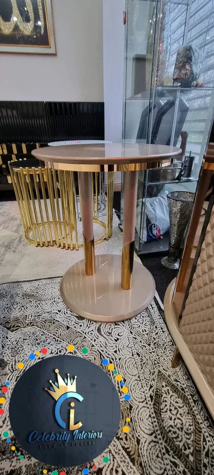 MADRID SIDE TABLE CREAM AND GOLD SALE