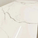 Orion Gold 1.8 Dining Table with Polar White Sintered Stone Top