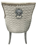 Roma Shiny Mink Lion knocker Dining Chair