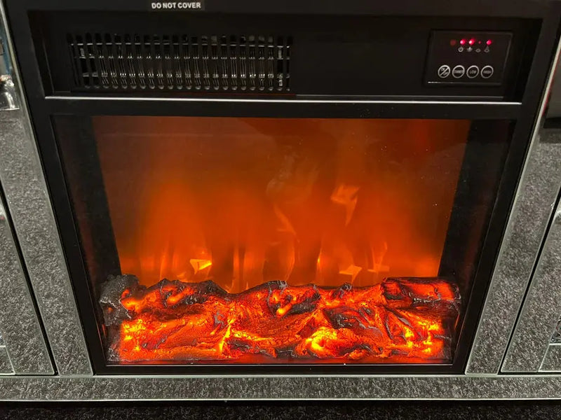 Roma Crushed Diamond TV Unit with Heater ASR INTERIOR