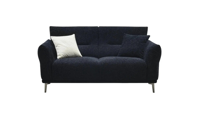 Aluxo Albany Sofa Range in Black Lux Boucle Fabric F I INTERIORS