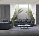 Aluxo Gramercy Group in Steel Velvet Furnish