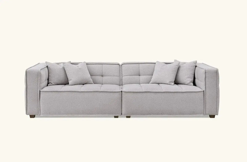 Aluxo Murray Sofa Range in Putty Boucle Fabric