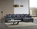 Aluxo Gramercy Group in Steel Velvet Furnish