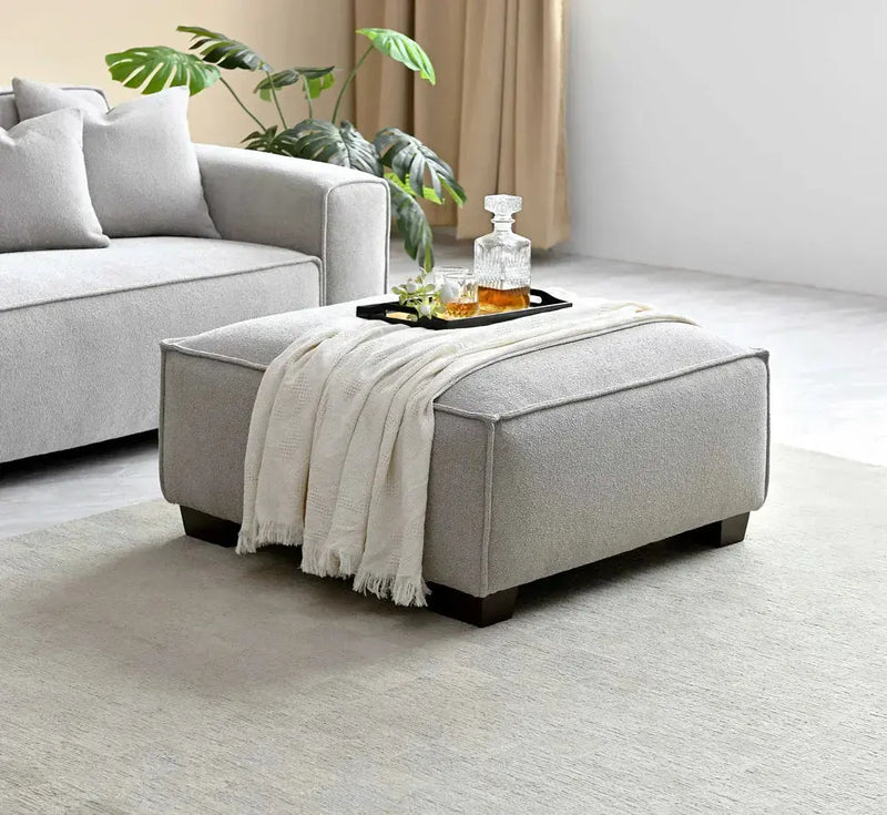 Aluxo Dakota Sofa Range in Pebble Boucle FURNISH365