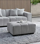 Aluxo Leonard Left Hand Corner Group in Cloudy Grey Boucle FURNISH365
