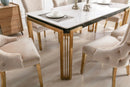 Sorrento Rectangle Ceramic Gold Dining Table – 150cm & 180cm ASR
