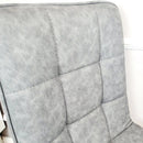 Tara Faux Leather Dining Chair  with plain Back & Stitch Detail