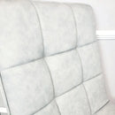 Tara Faux Leather Dining Chair  with plain Back & Stitch Detail