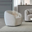 Aluxo Nolita Boucle Teddy Sofa and Accent Chair FURNISH365