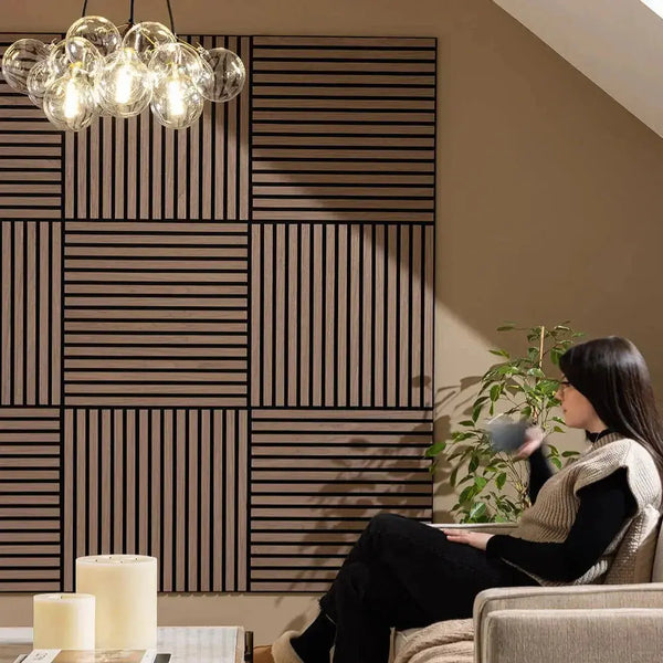 Square Wood Acoustic Wall Panels F I INTERIORS