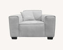 Aluxo Dakota Sofa Range in Pebble Boucle FURNISH365