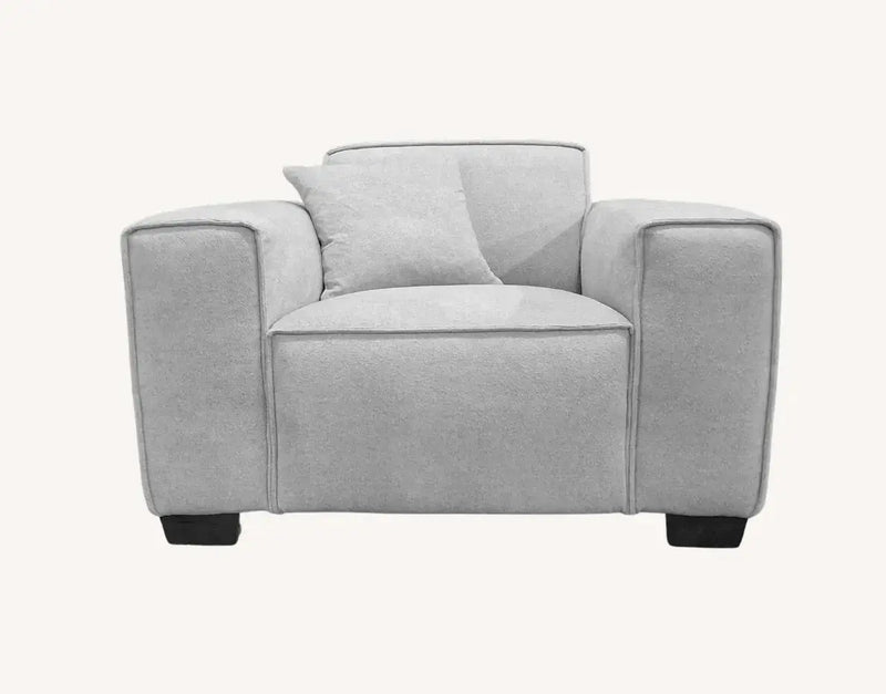 Aluxo Dakota Sofa Range in Pebble Boucle FURNISH365