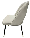 Venice Pu Grey Dining Chair - Set Of 2 AWS