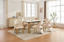 Santorini Sintered Stone Dining Table & Santorini Dining Chair Set – Modern Luxury Dining Collection Celebrity Interiors