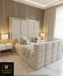 Avery Plush Velvet Bed – Bespoke Handcrafted Bedstead (Made in the UK)