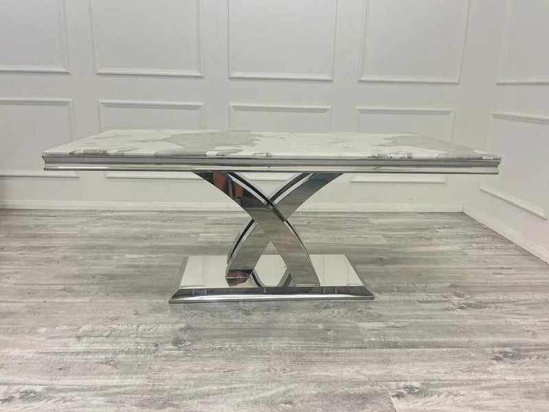 Milan 1.8m Dining Table + Chelmsford Dining Chairs – Modern Elegance