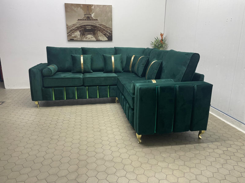 Ashford Corner Sofa Plush Velvet Sofa Range - Choose Combination