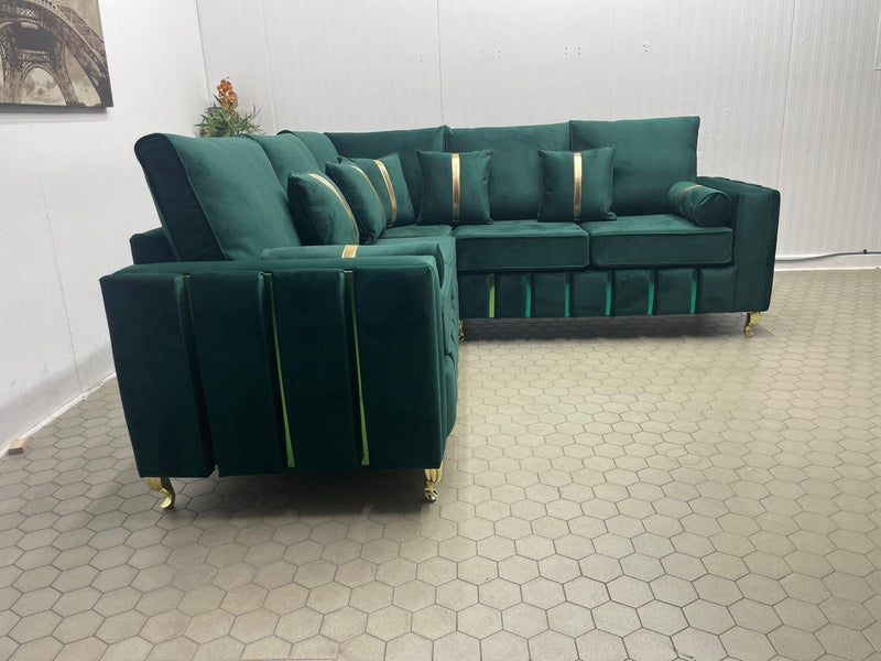 Ashford Corner Sofa Plush Velvet Sofa Range - Choose Combination