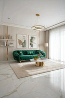 Ambassador Special 3 Seater Emerald Green And Gold