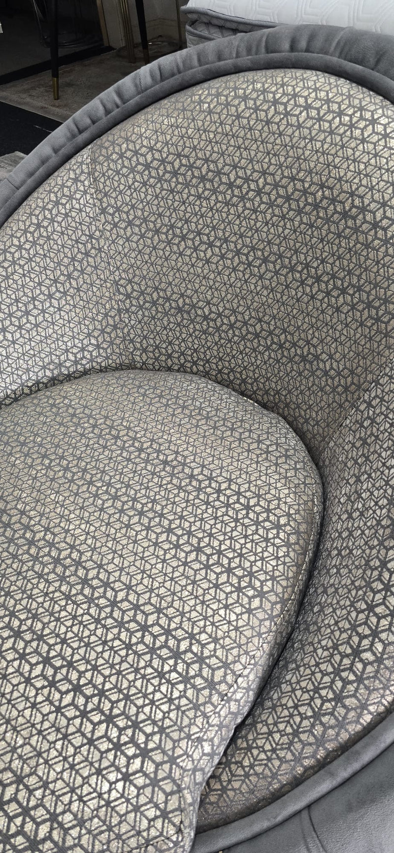 BERJER CHAIR IN V-27 GREY - NOW ON SALE