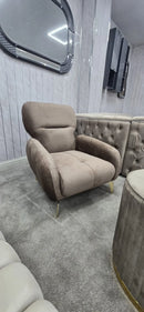 Chicago 3+2+1 Velvet Sofa Set with Footstool – Luxury Living Room Suite