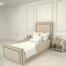 Starlight Toddler Bedframe in Plush Velvet – Handcrafted UK Design