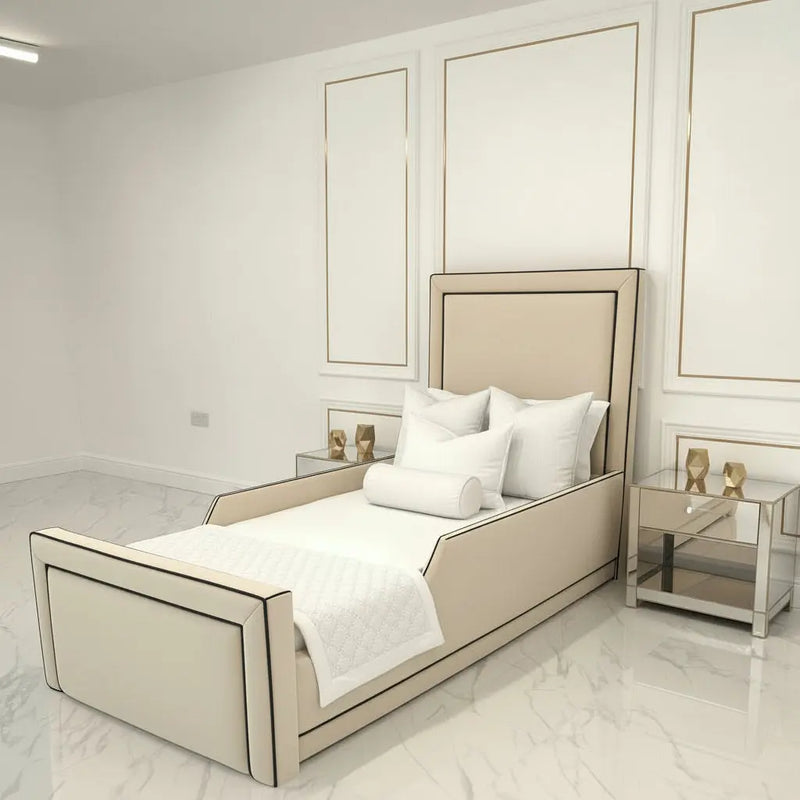 Starlight Toddler Bedframe in Plush Velvet – Handcrafted UK Design