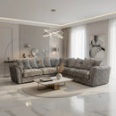 Luxury Essex Crushed Velvet Glitter Sofa Range f i interiors