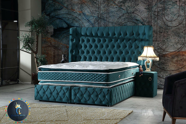 Artemest Bed In Plush Velvet