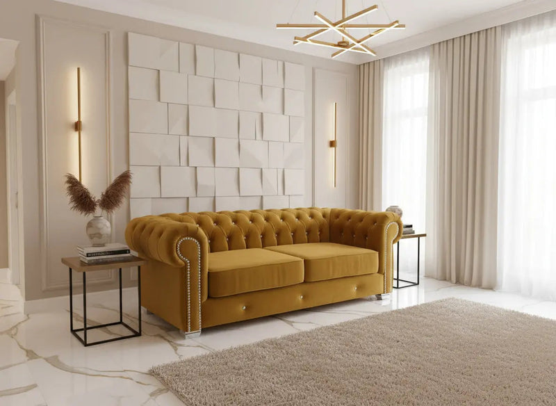 Rockingham Chesterfield French Velvet Sofa Range