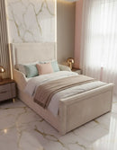 Starlight Toddler Bedframe in Plush Velvet – Handcrafted UK Design