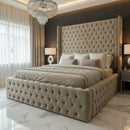 Kalahari Chesterfield Bed in Plush Velvet – Bespoke Handcrafted Design